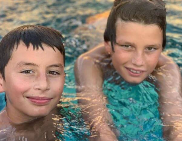 Vivian Lake Brady brothers Benjamin and James.
